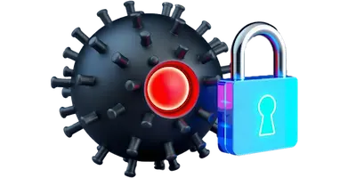 Antiransomware icono 3D