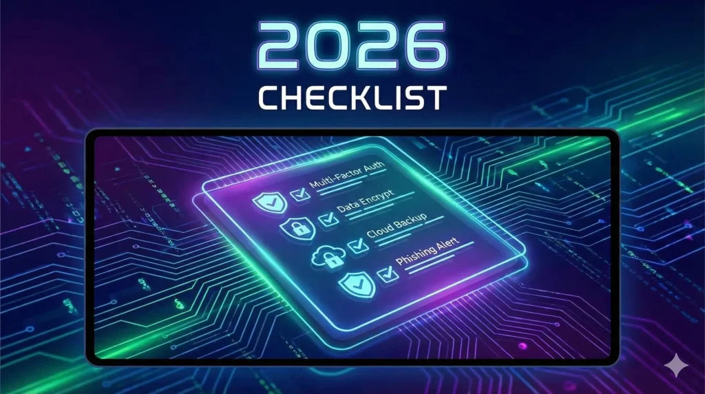 Checklist de ciberseguridad 2026 - Cybersecurity Checklist 2026