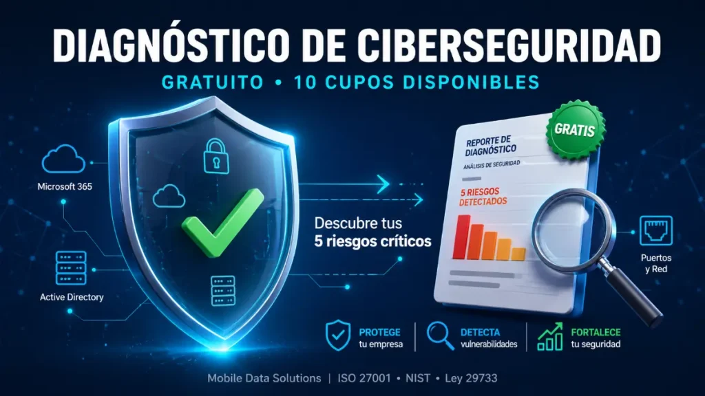Diagnóstico de ciberseguridad gratuito